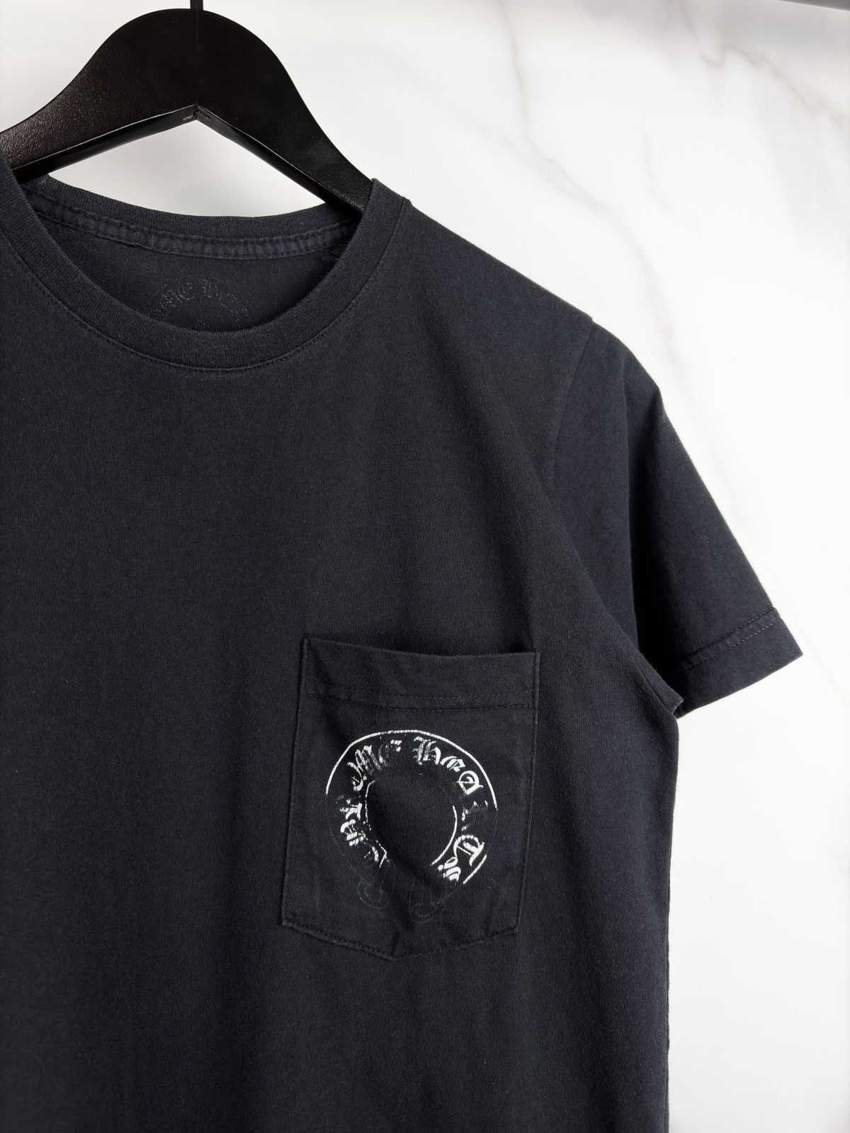 Chrome Hearts Chrome Hearts Cross T Bar Horseshoe Pocket Tshirt Black Size US S / EU 44-46 / 1 - 3 Thumbnail
