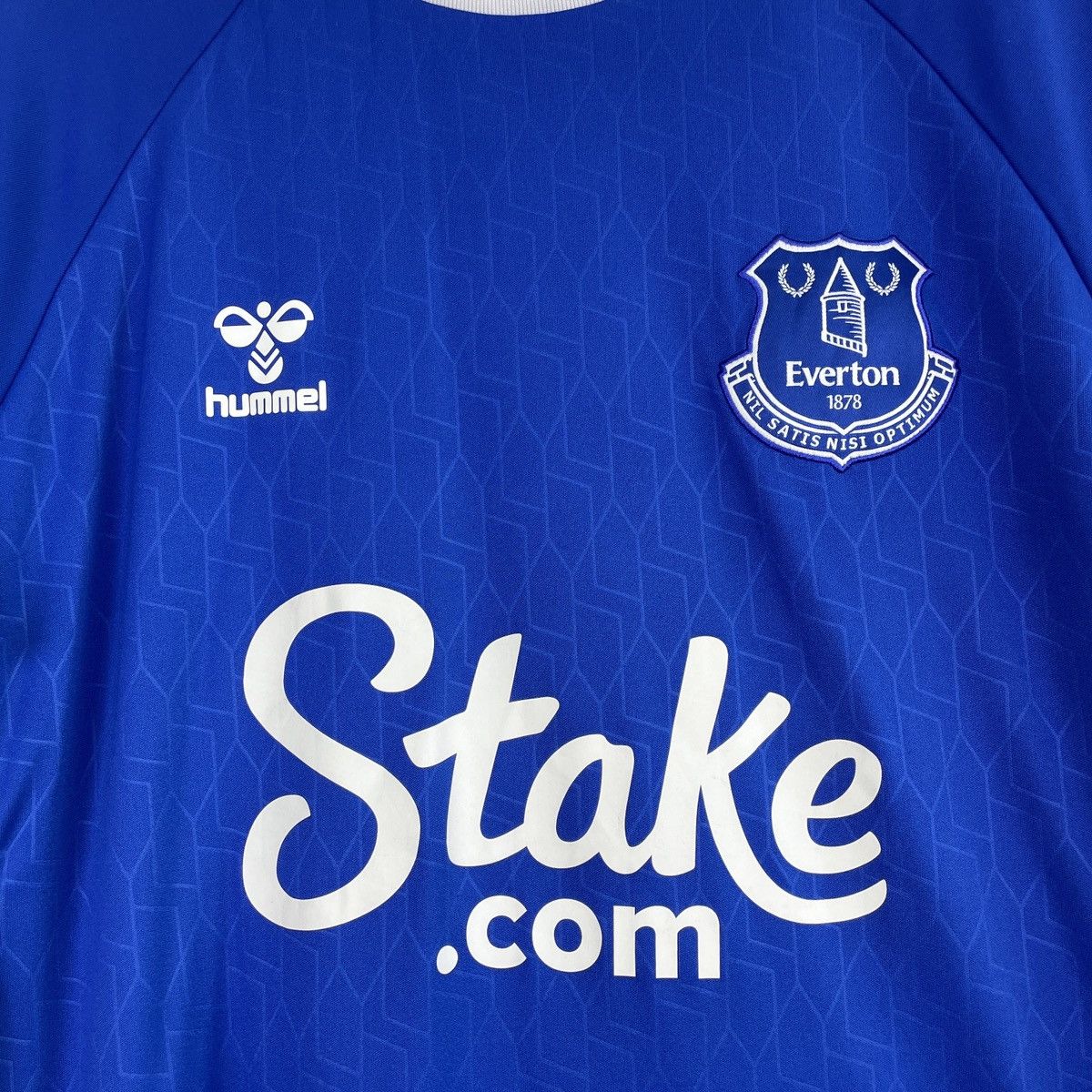 Hummel Everton Vitaliy Mykolenko Home Jersey Shirt 2022/2023 sz M-L Size US M / EU 48-50 / 2 - 3 Thumbnail