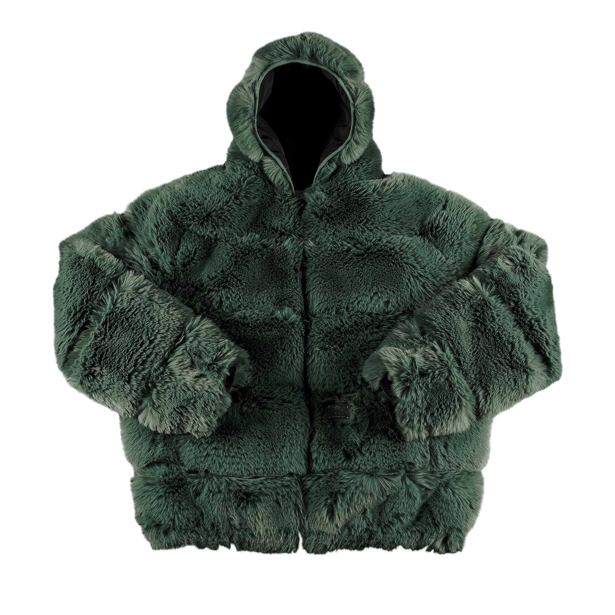Pre-owned Supreme X Wtaps Faux Fur Hooded Jacket Green