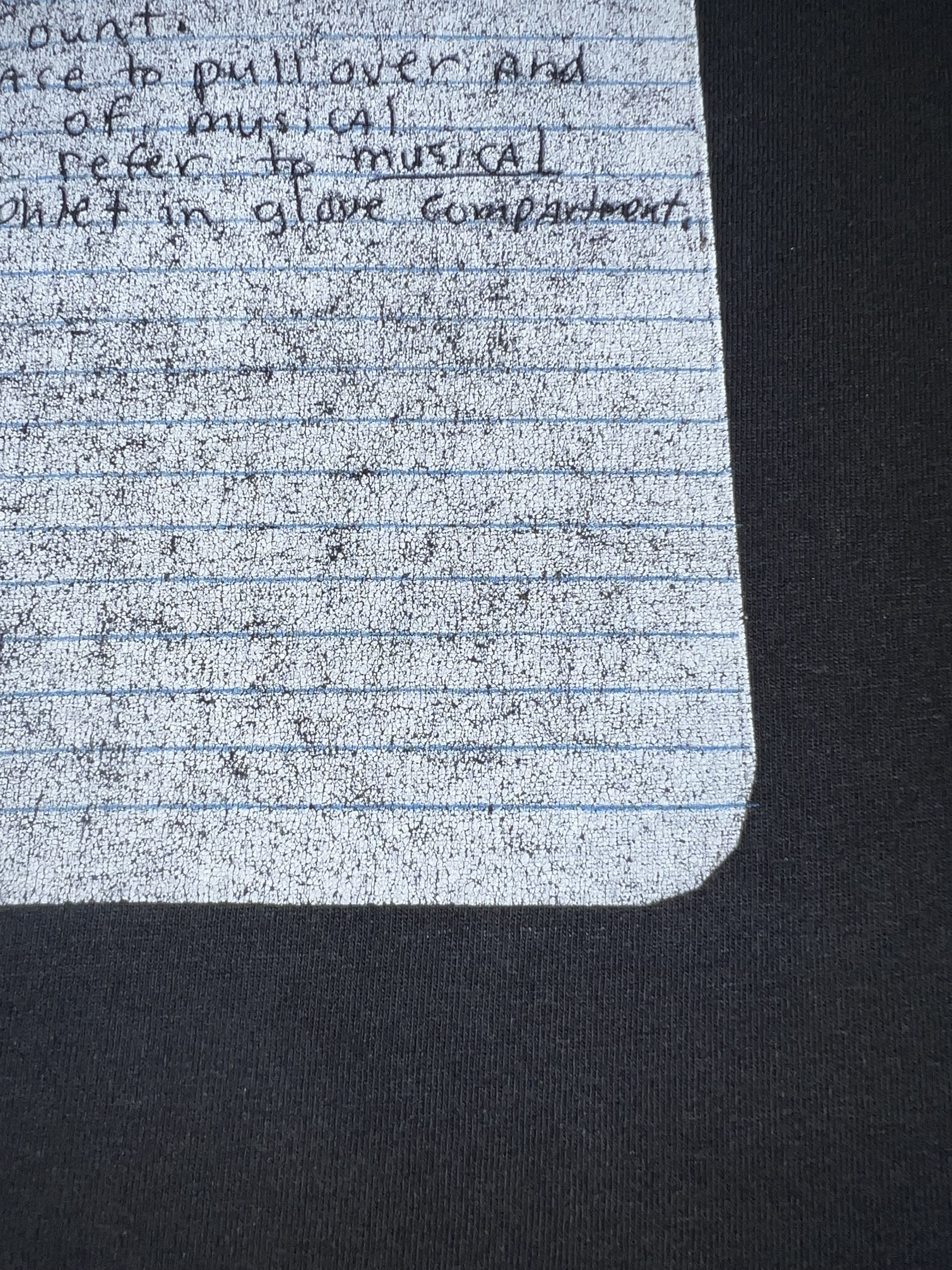 Band Tees Vintage 2003 Nirvana Ghost Notebook Kurt Cobain T-shirt Size US L / EU 52-54 / 3 - 22 Thumbnail