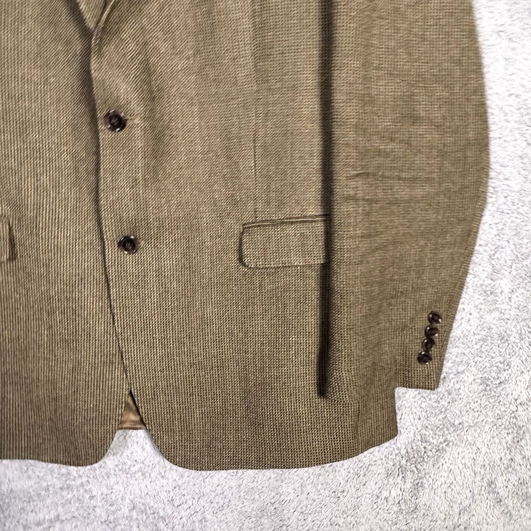 Ralph Lauren Ralph Lauren Blazer Mens 46L Black Label Tweed 100% Wool Slim Sport Coat Jacket Coat Blazer Notch Lapel Two-Button Four-Button Vintage? Size 46R - 2 Thumbnail