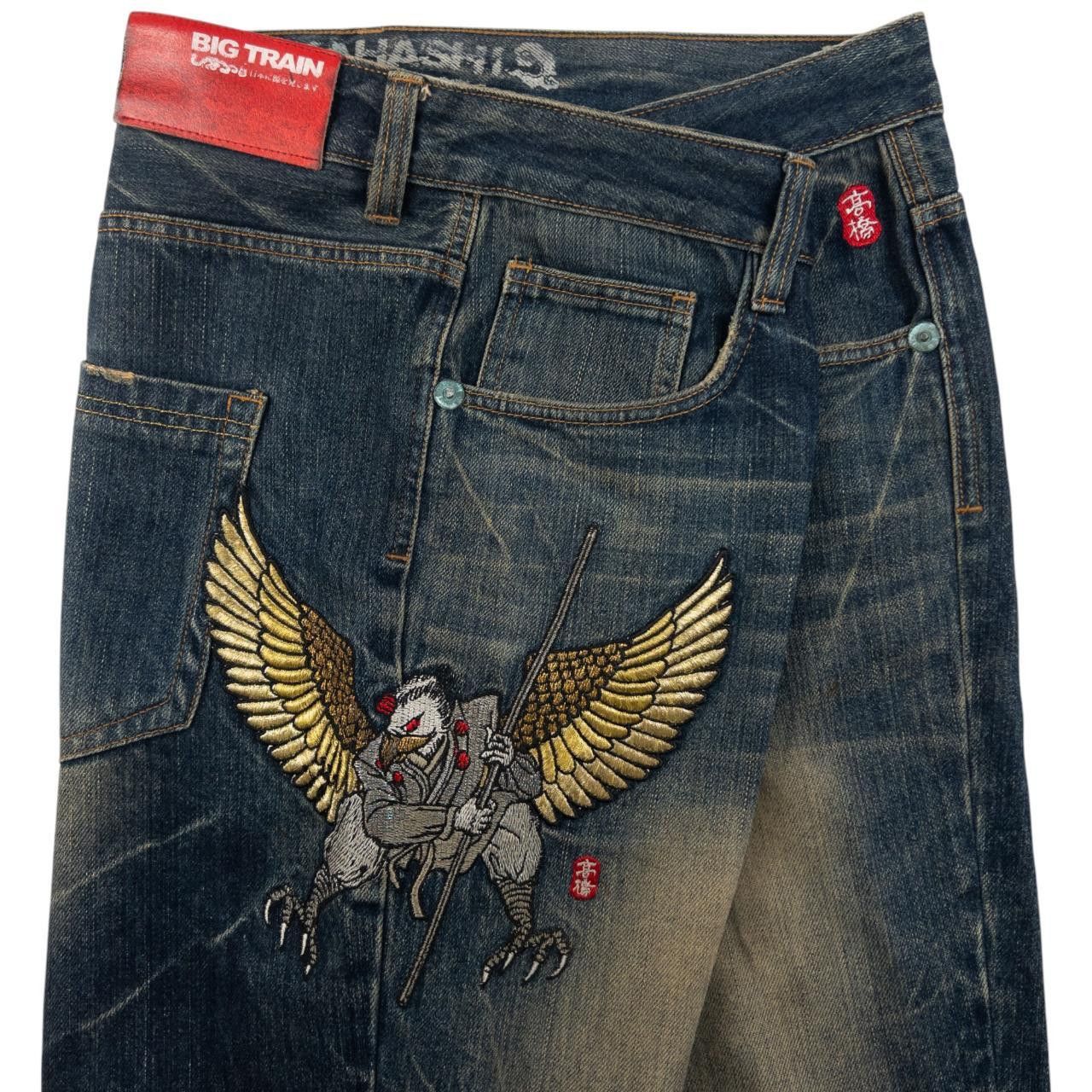 Other Vintage Big Train Embroidered Eagle Japanese Denim Jeans W38 Size US 38 / EU 54 - 6 Thumbnail