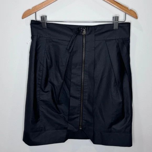 Cop Copine Cop Copine black midi skirt with full zipper closure 🖤 Size 30" / US 8 / IT 44 - 2 Thumbnail