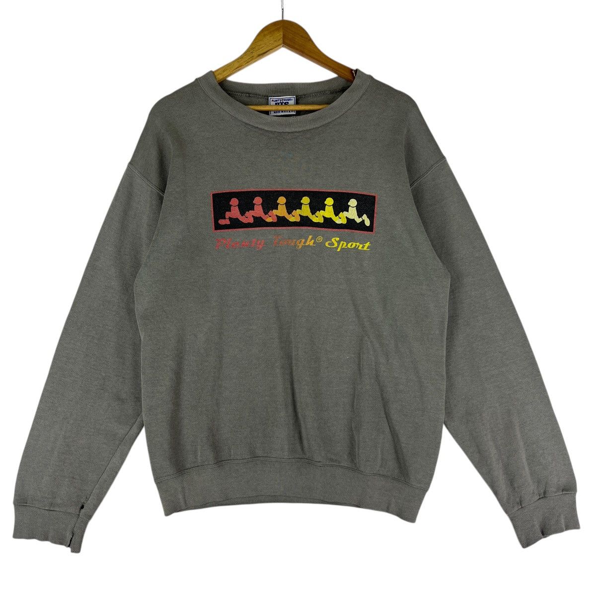 Vintage VINTAGE PLENTY TOUGH SPORT DISTRESSED SWEATSHIRT MADE IN USA Size US M / EU 48-50 / 2 - 2 Thumbnail