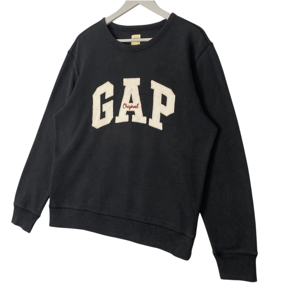 Vintage Vintage Gap Big Logo Printed Black Pullover Jumper Size M Size US M / EU 48-50 / 2 - 2 Thumbnail