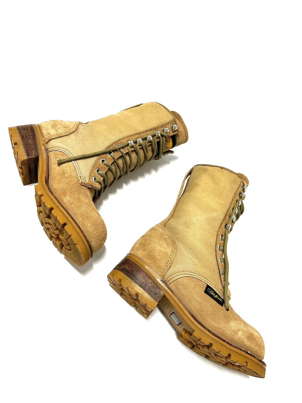 Buffalo London Buffalo Vintage Ankle Heel Avantgarde Boots Laces Shoes Size US 6 / IT 36 - 3 Thumbnail