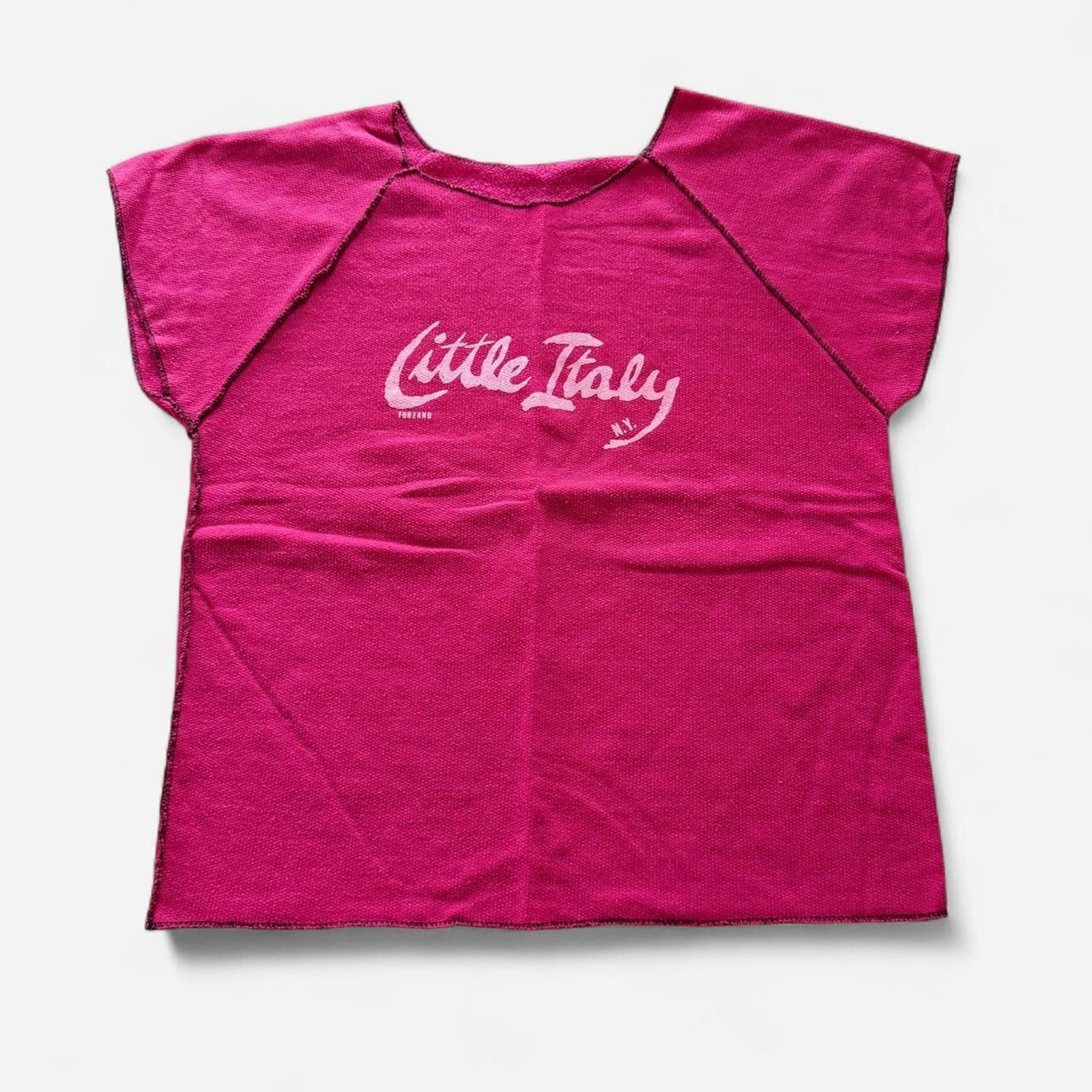 Other Vintage 80s Pink Little Italy Baby Tee Women’s M Size M / US 6-8 / IT 42-44 - 1 Thumbnail
