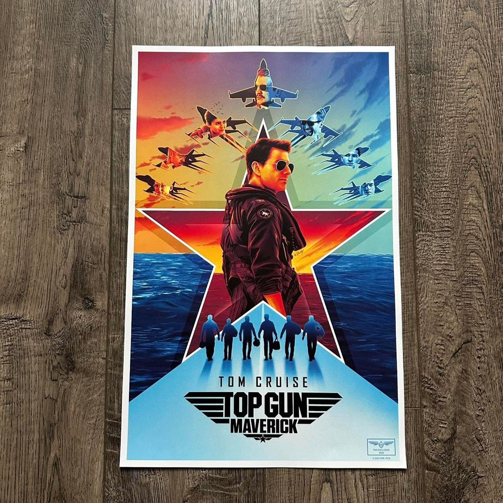 Other Top Gun Maverick Tom Cruise Movie Promo Poster Print Size ONE SIZE - 8 Thumbnail