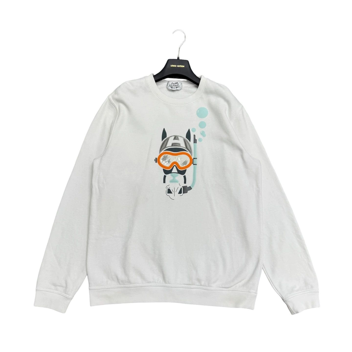 Hermes Hermes Horse Graphic Sweatshirt Size XL Size US XL / EU 56 / 4 - 1 Thumbnail