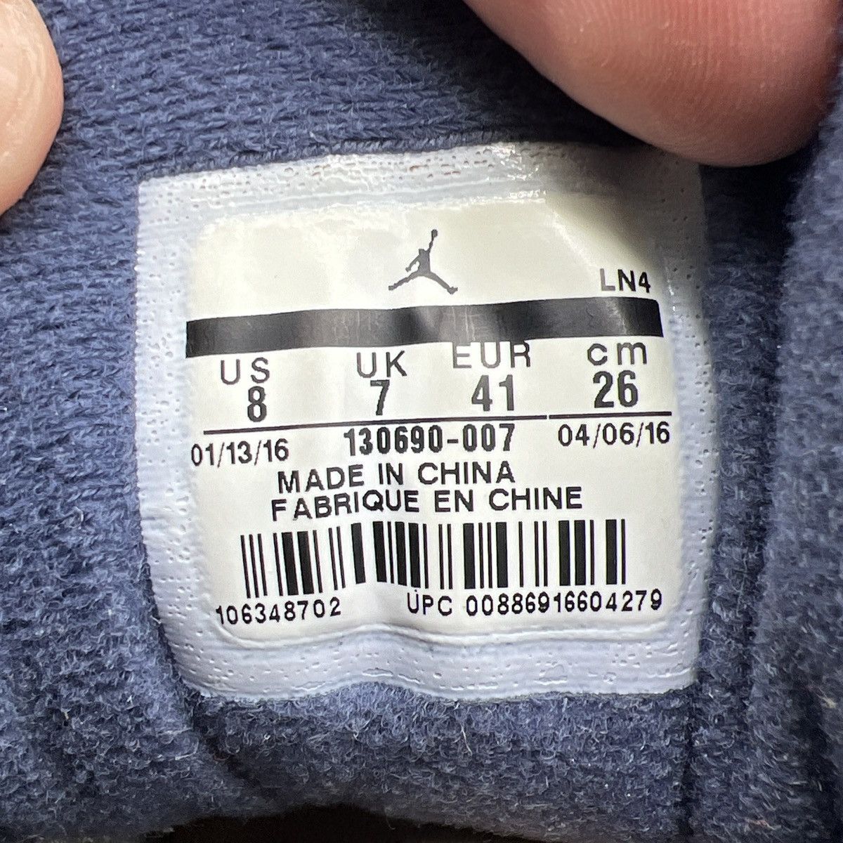 Jordan Brand Air Jordan 12 grey university blue Size US 8 / EU 41 - 9 Thumbnail