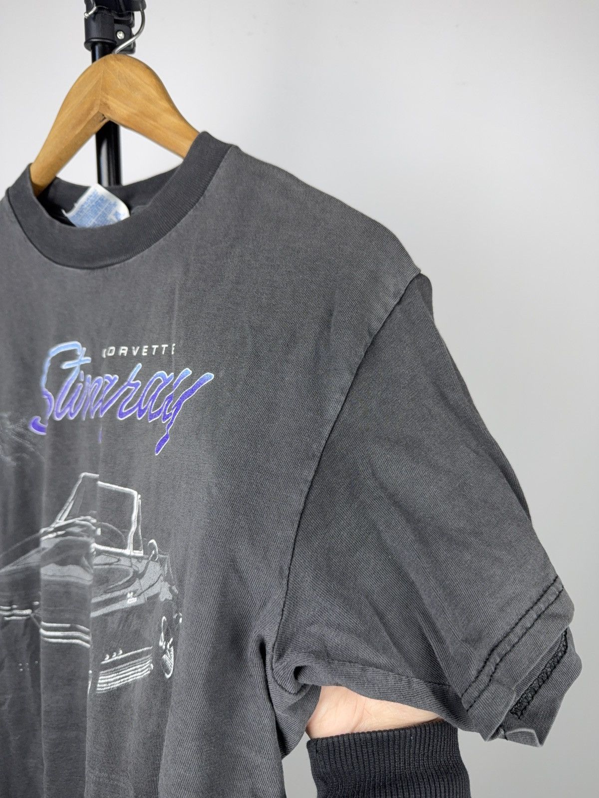 Vintage Vintage 1995 Retro Corvette Stingray Car Graphic T Shirt Size US M / EU 48-50 / 2 - 6 Thumbnail