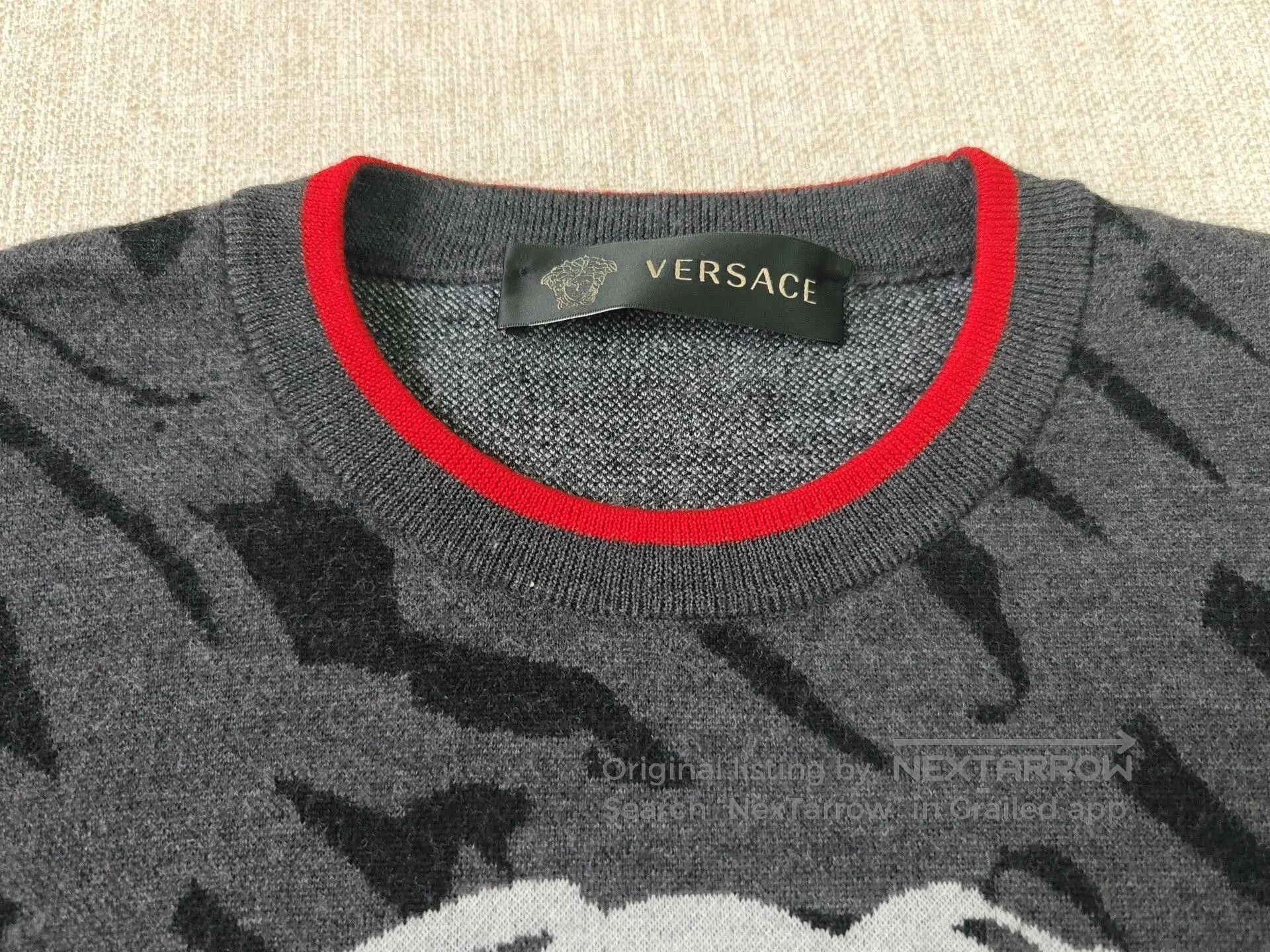Versace Versace Men's Wool Knit Sweater. Size US L / EU 52-54 / 3 - 3 Thumbnail