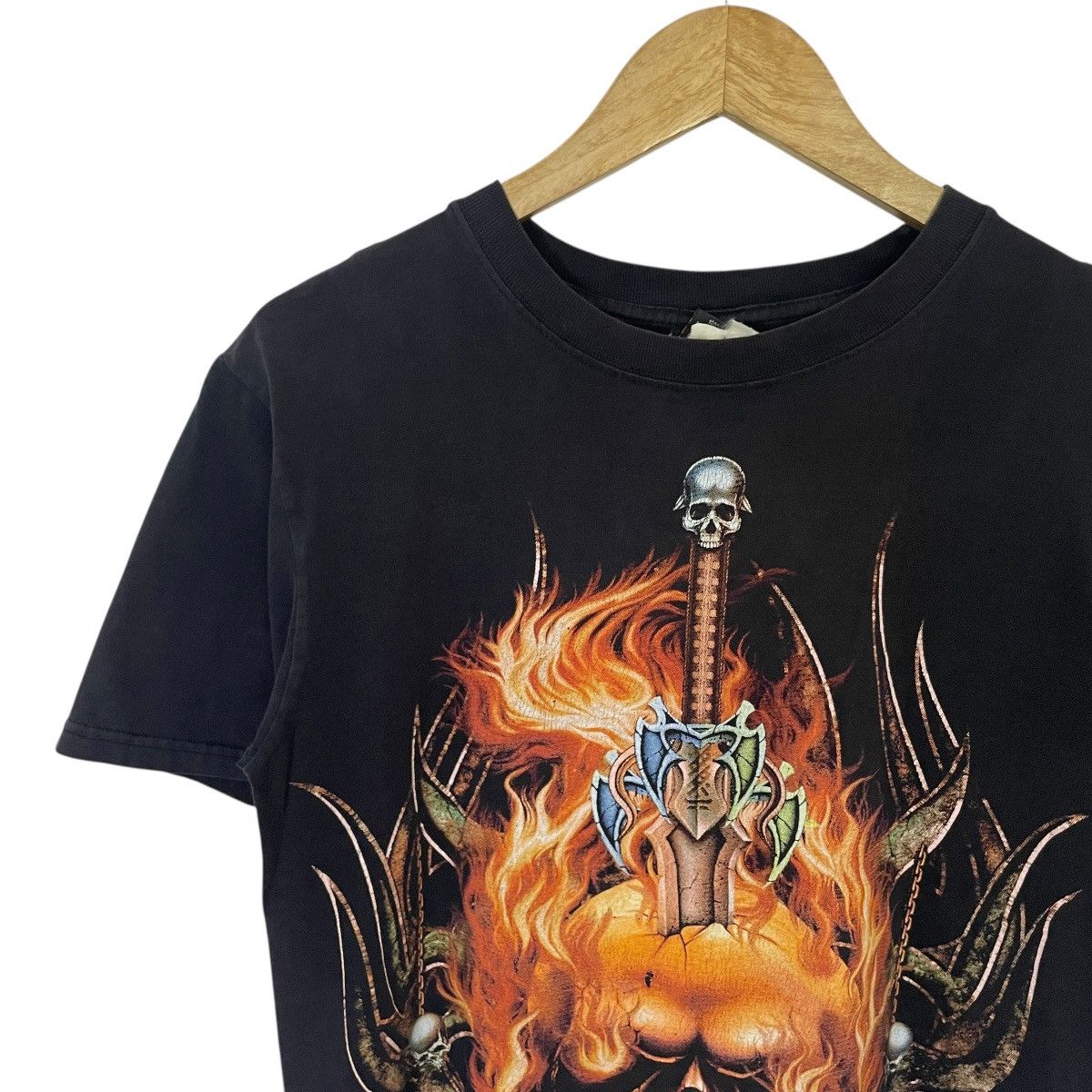 Band Tees Vintage Metal Forge Dead Fire Skull Roll Tee Size US S / EU 44-46 / 1 - 3 Thumbnail