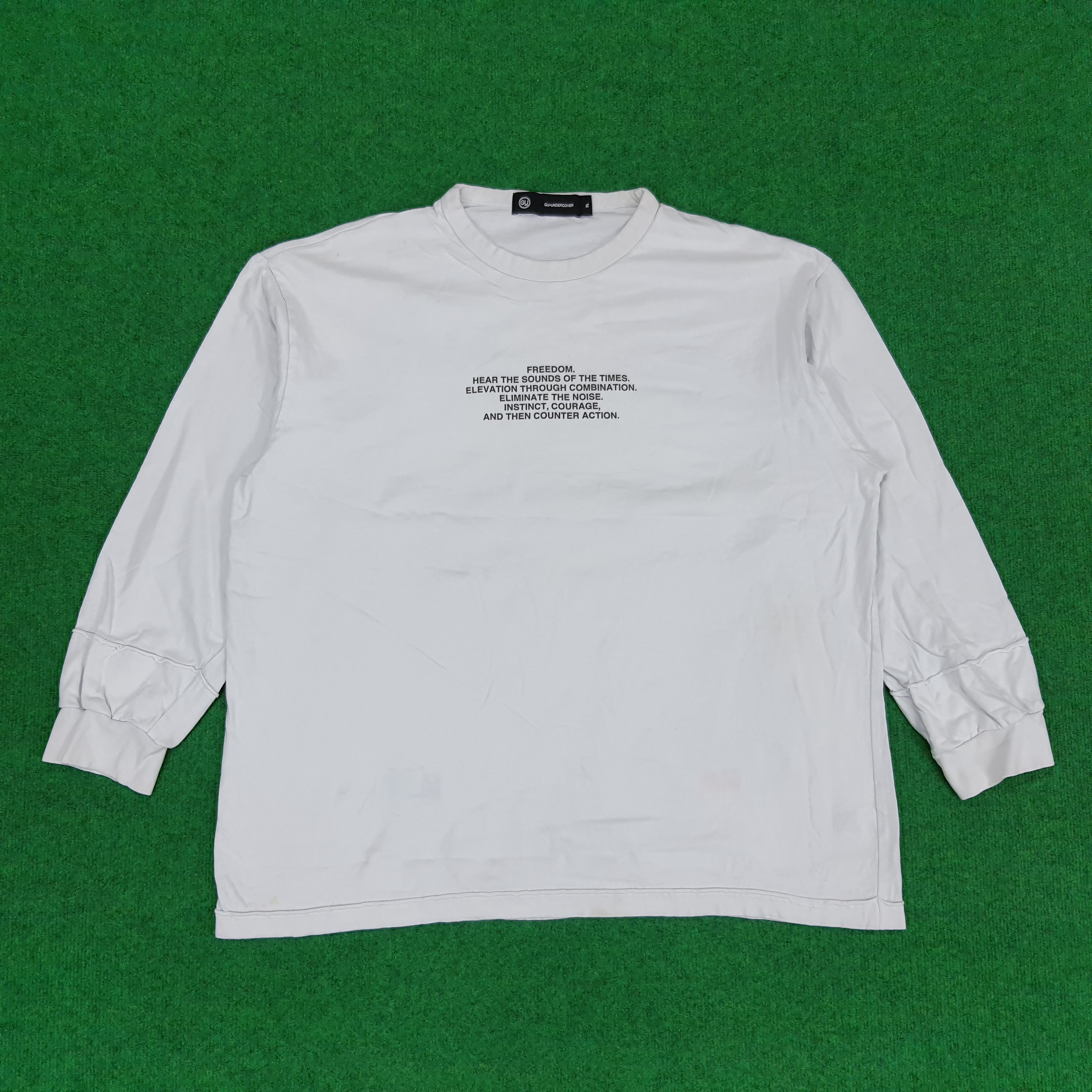 Vintage GU x Undercover Freedom Streetwear T-shirt