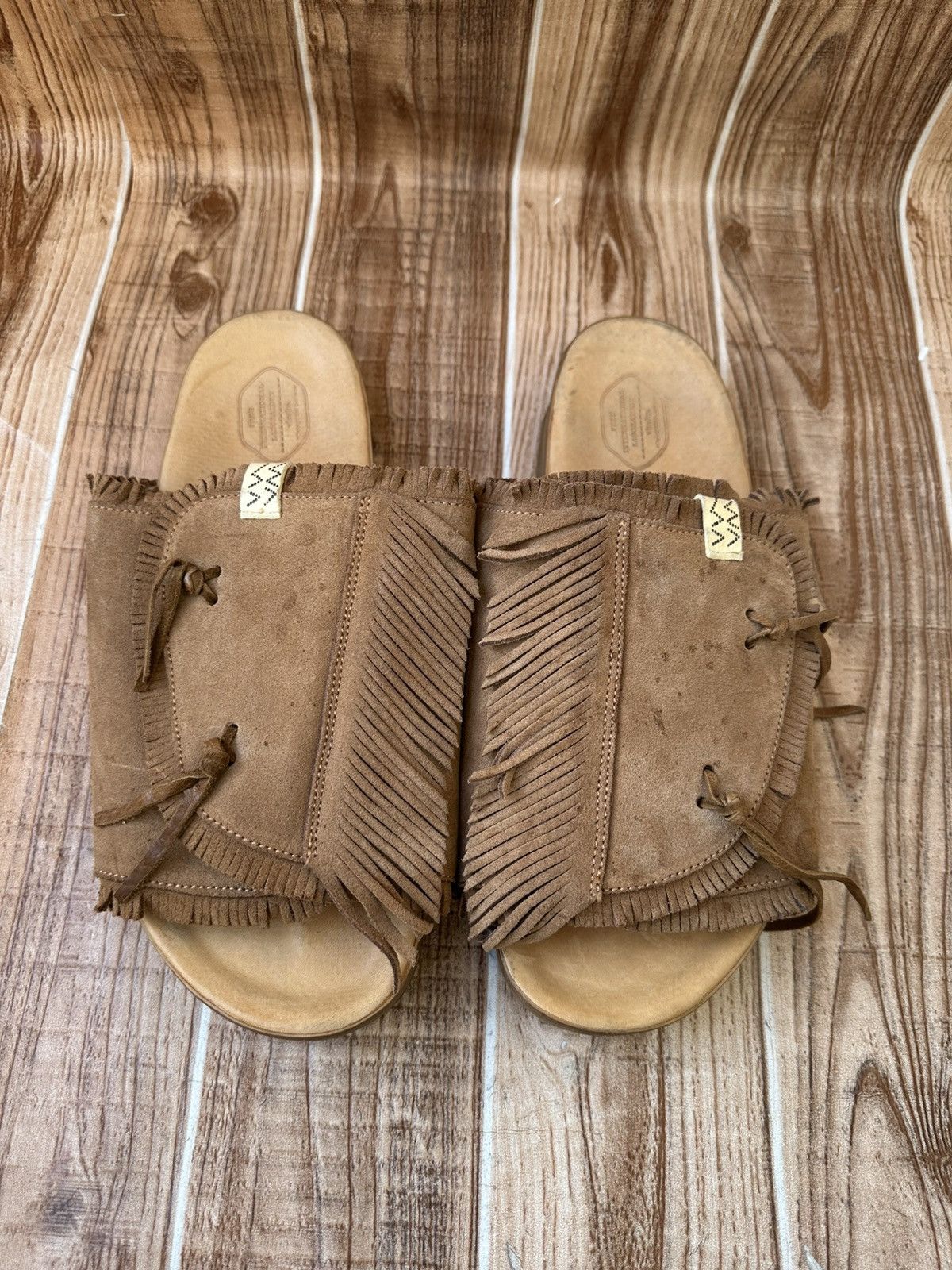 Visvim Visvim Christo Shaman Slides Brown XL Size US 12 / EU 45 - 2 Thumbnail
