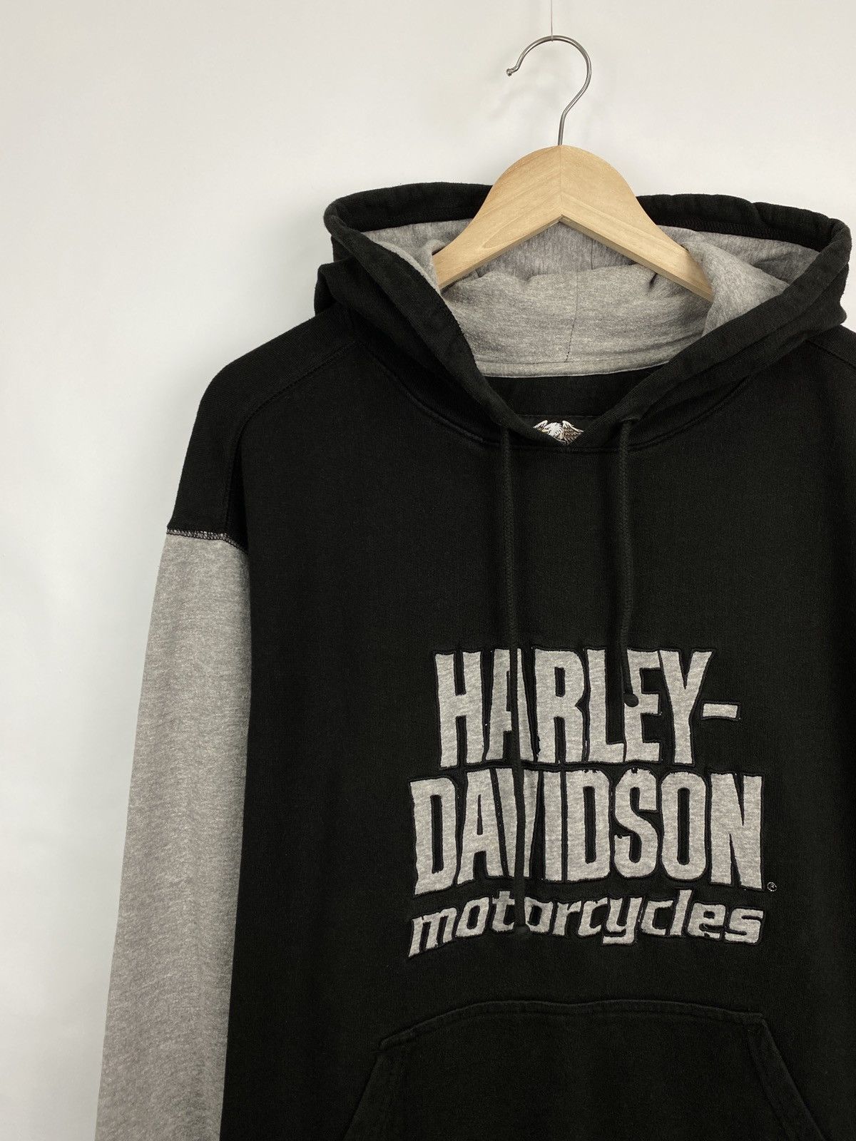 Harley Davidson 🇺🇸 Vintage 90s Harley Davidson Motorcycles Choppers Hoodie Size US L / EU 52-54 / 3 - 3 Thumbnail