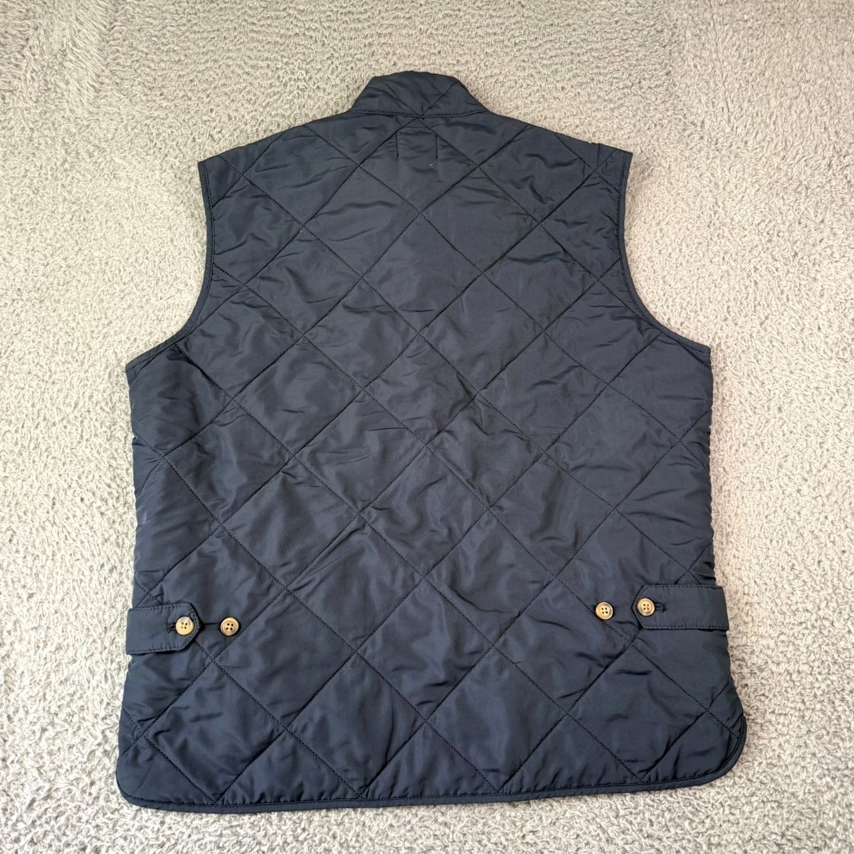 J.Crew VINTAGE J.CREW Vest Mens M Quilted Zip Navy Insulated Gilet Puffer Size US M / EU 48-50 / 2 - 7 Thumbnail