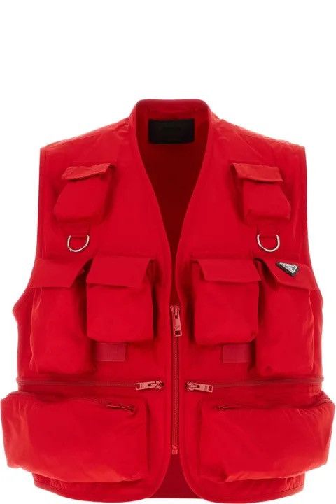 Prada Prada Multi Pocket Cargo Vest Size US L / EU 52-54 / 3 - 2 Thumbnail
