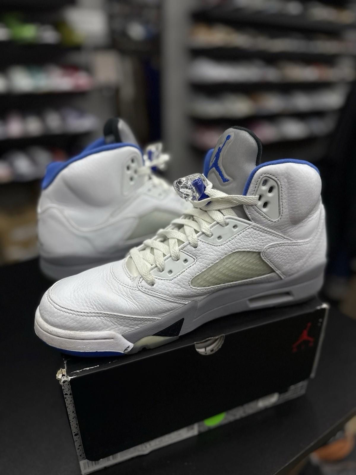 Jordan Brand Nike Air Jordan 5 Retro White Stealth Size 11 DD0587-140 Size US 11 / EU 44 - 5 Thumbnail
