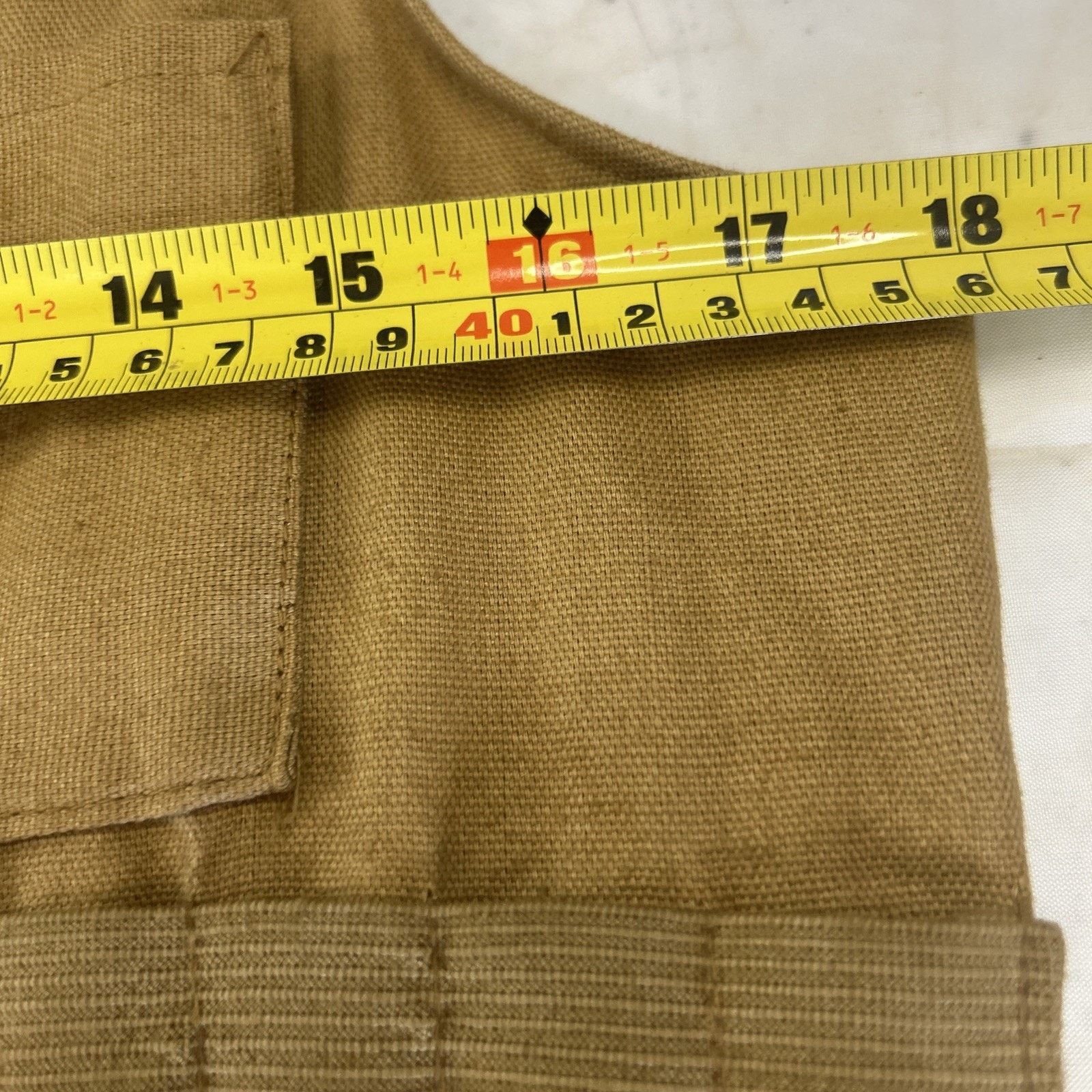 Sears Vintage Bullet Vest Sears Roebuck Co Hunting Brown No Holes Size ONE SIZE - 3 Thumbnail
