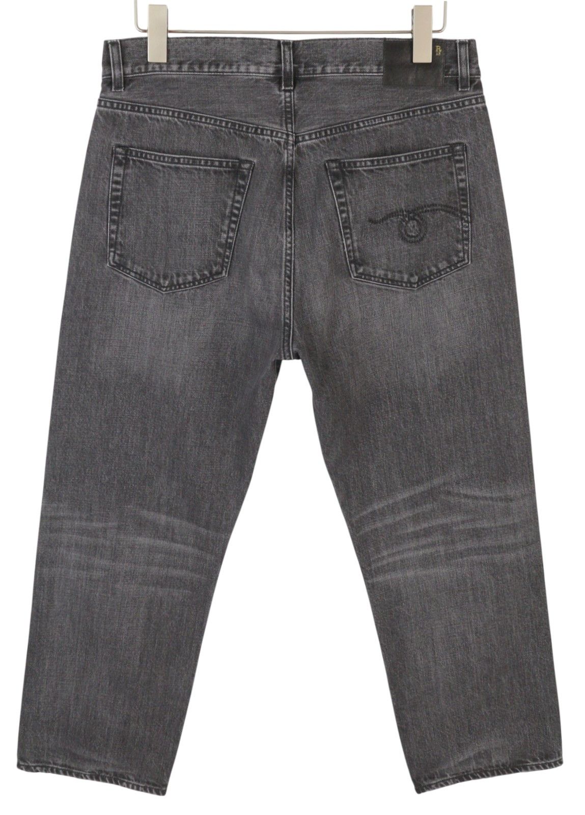 R13 BOYFRIEND 29 Wilson Black Whiskers Faded PS25 86675 Size 29" - 2 Thumbnail