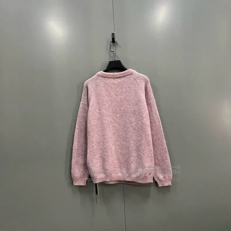 Acne Studios Acne Studios Pink and purple mixed crew neck sweater Size S / US 4 / IT 40 - 3 Thumbnail