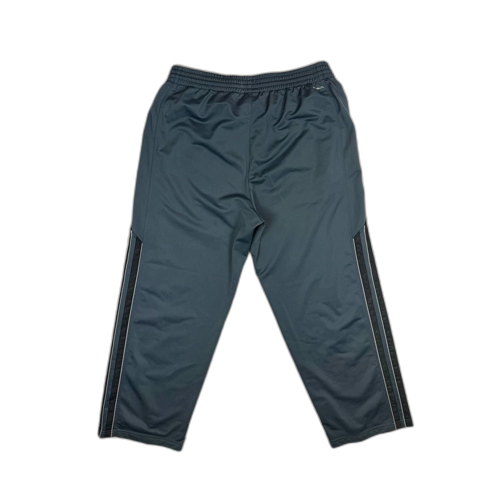 Adidas Adidas Climalite Men's Grey Track Pants White 3-Stripe Athle Size US 26 / EU 42 - 3 Thumbnail