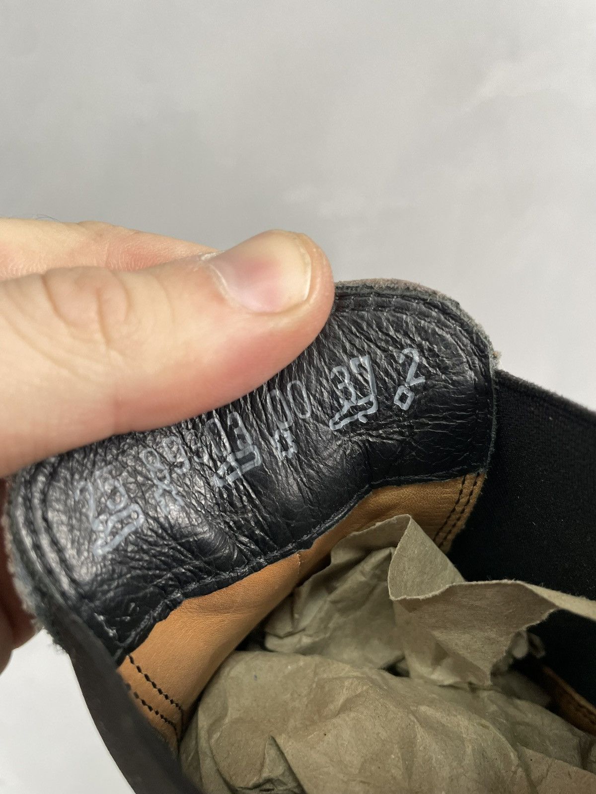 Vintage Vintage fur cow leather black GUIDI style boots 90s Size US 5 / EU 37 - 13 Thumbnail