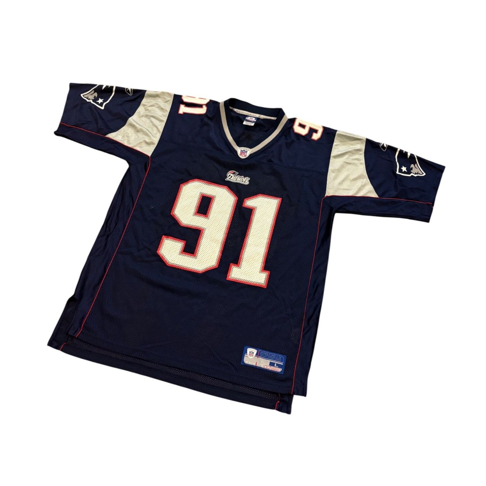 Reebok Rare Reebok New England Patriots Bobby Hamilton #91 NFL Foot Size US L / EU 52-54 / 3 - 4 Thumbnail