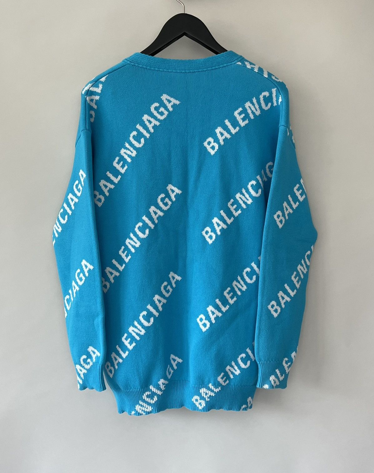Balenciaga Balenciaga Monogram Cardigan Size US M / EU 48-50 / 2 - 2 Thumbnail