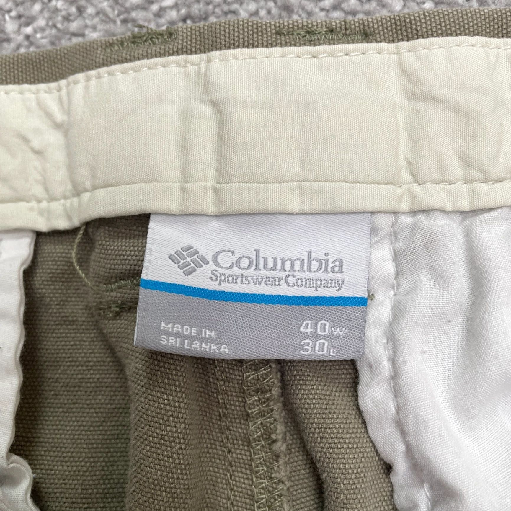 Vintage Columbia Pants Mens 40x30 Brown Carpenter Straight Leg Cotton Snap Outdoor Size US 40 / EU 56 - 7 Thumbnail