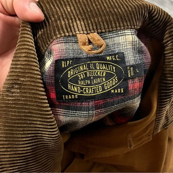 Polo Ralph Lauren Polo Ralph Lauren Waxed Hunting Shooting Coat Jacket Size US L / EU 52-54 / 3 - 3 Thumbnail