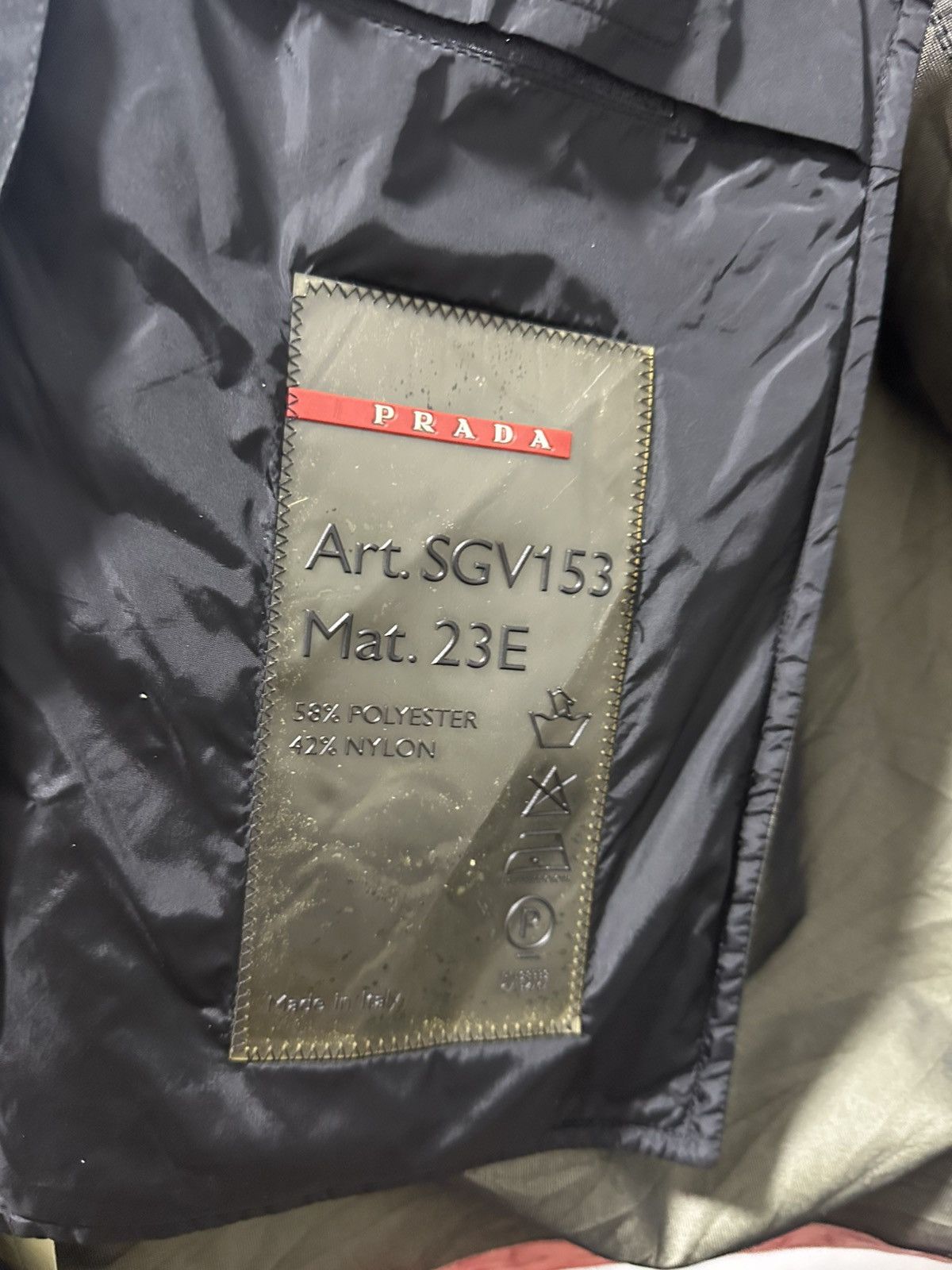 Prada Prada GoreTex Jacket Design With Hoodies Art SGV153 Design Size US M / EU 48-50 / 2 - 4 Thumbnail