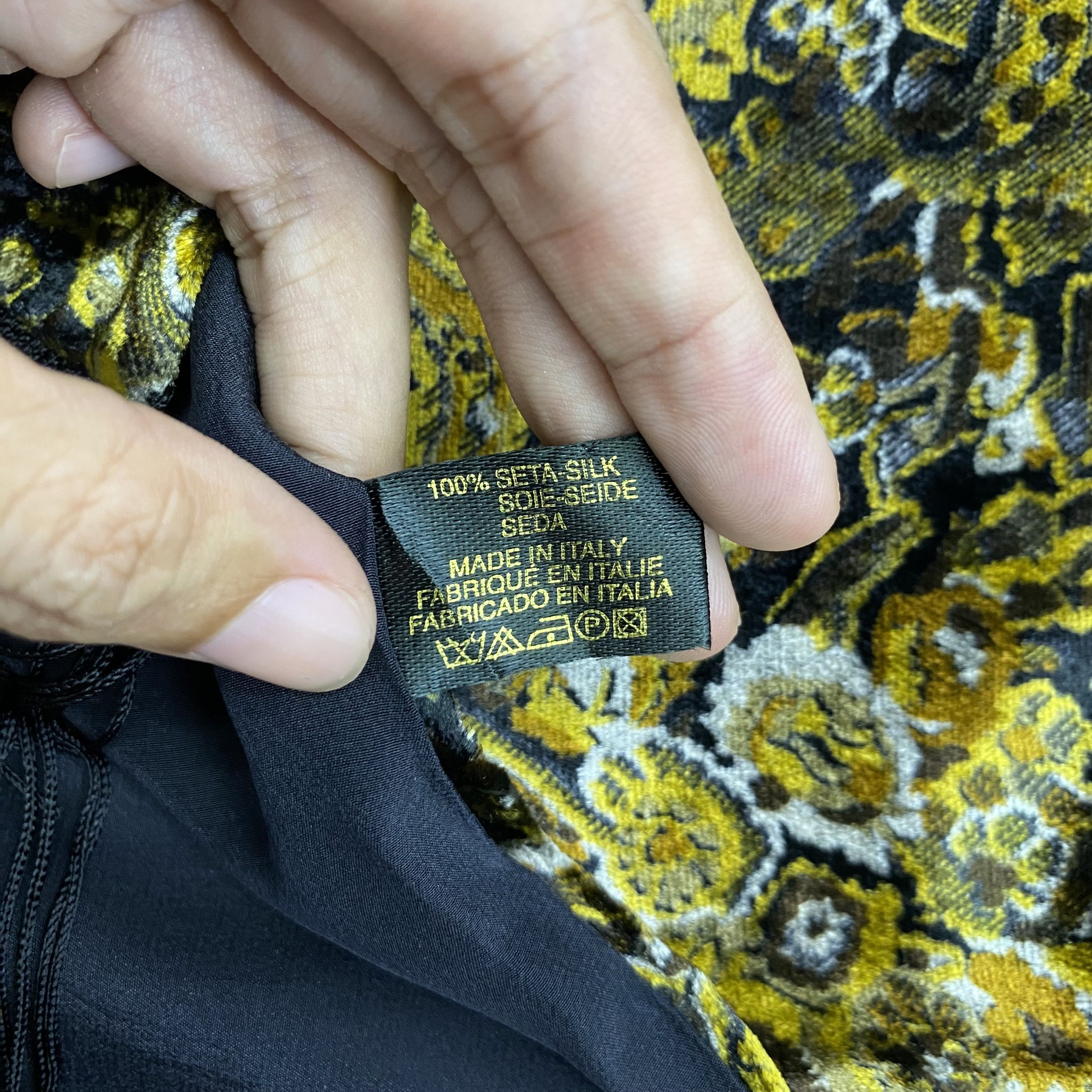 Designer × Vintage Vintage 90s Pinto Floral Silk Scarf Muffler SSC359 Size ONE SIZE - 5 Thumbnail