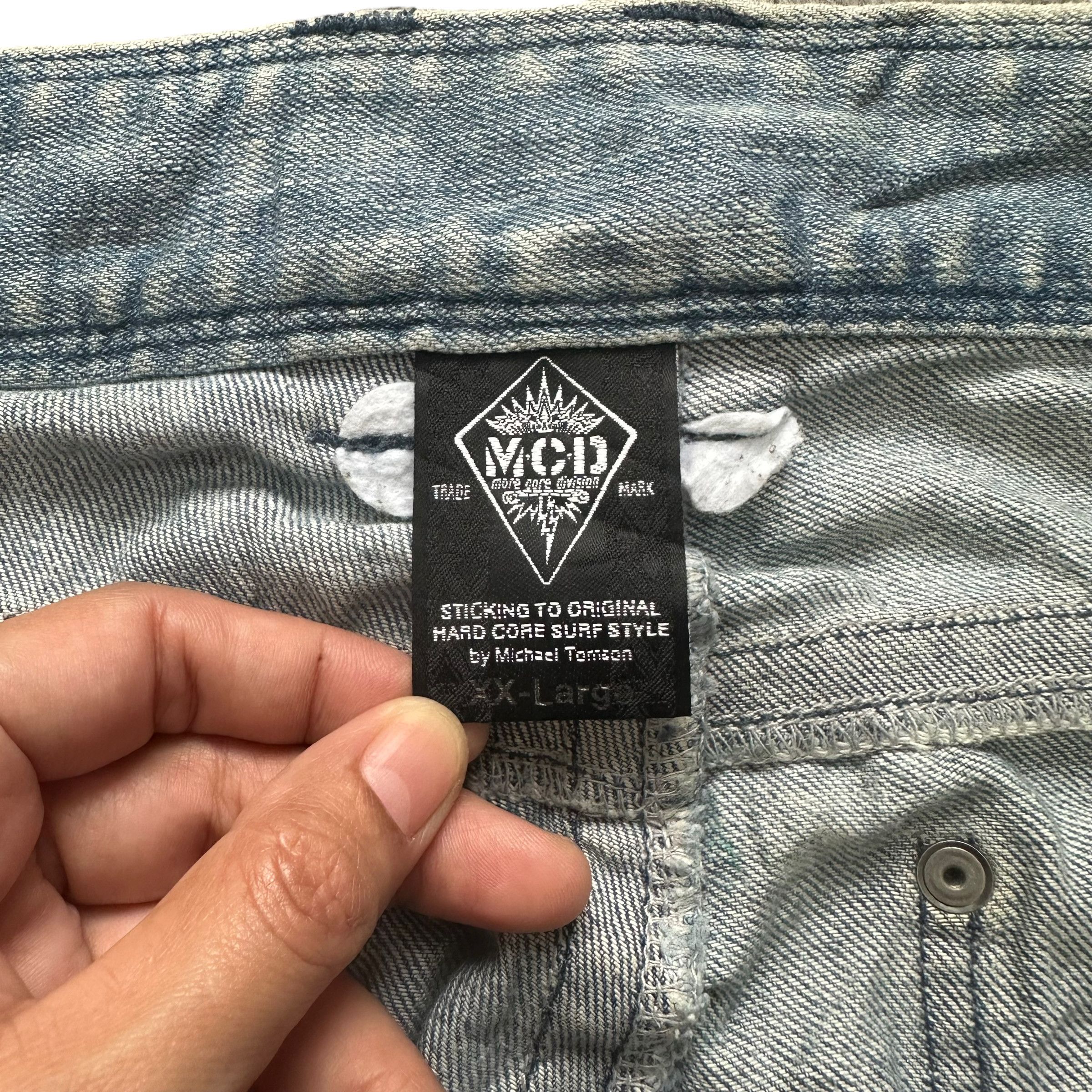 Japanese Brand MORE CORE DIVISION M.C.D WASHED DENIM PANTS #8508-012 Size US 37 - 9 Thumbnail