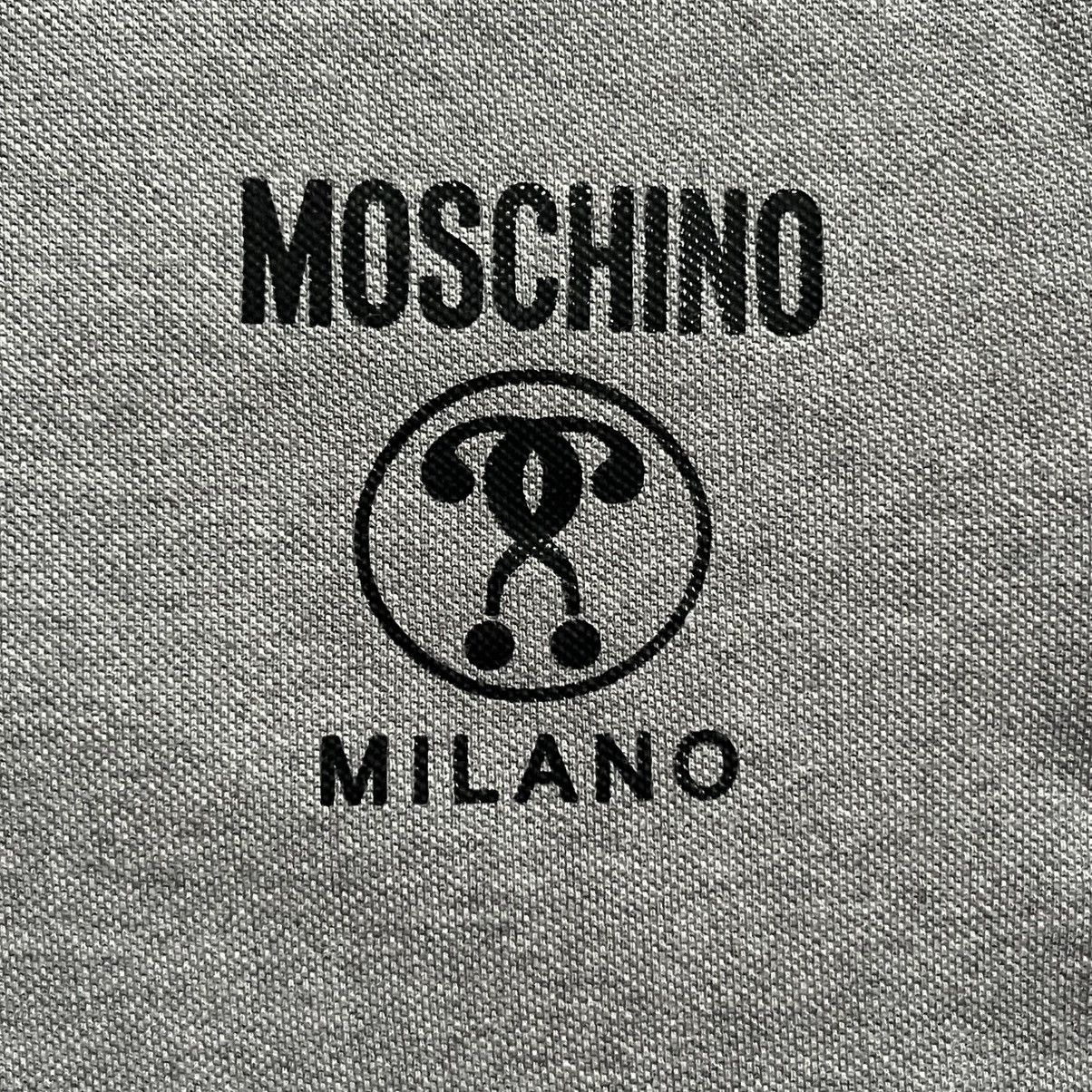 Moschino Moschino Milano Men’s Gray Polo Shirt Size M Italy Designer Size US M / EU 48-50 / 2 - 3 Thumbnail