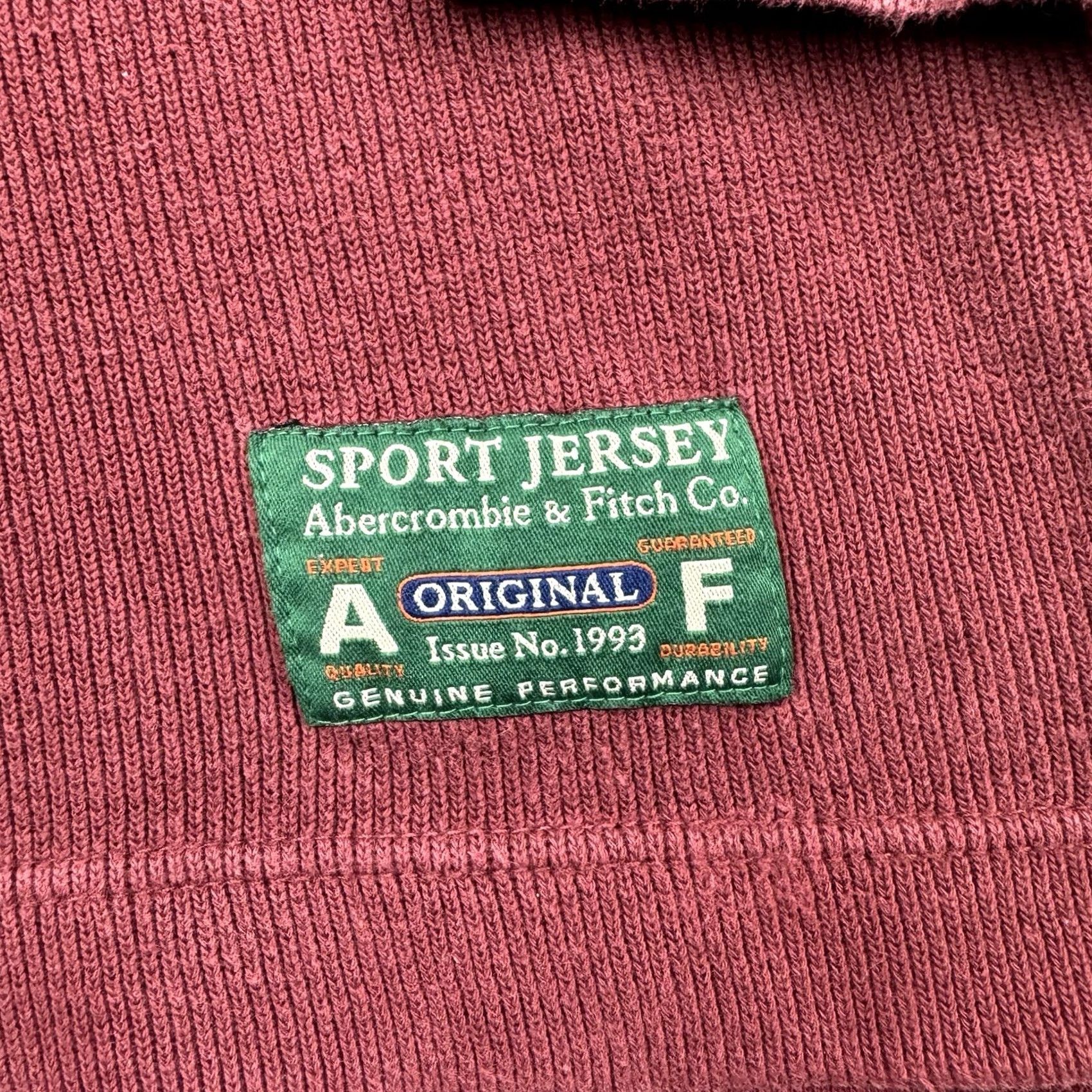 Abercrombie & Fitch VINTAGE Abercrombie & Fitch Henley Shirt Men L Red 90s Hipster Outdoor Shirt Mens Size US L / EU 52-54 / 3 - 2 Thumbnail