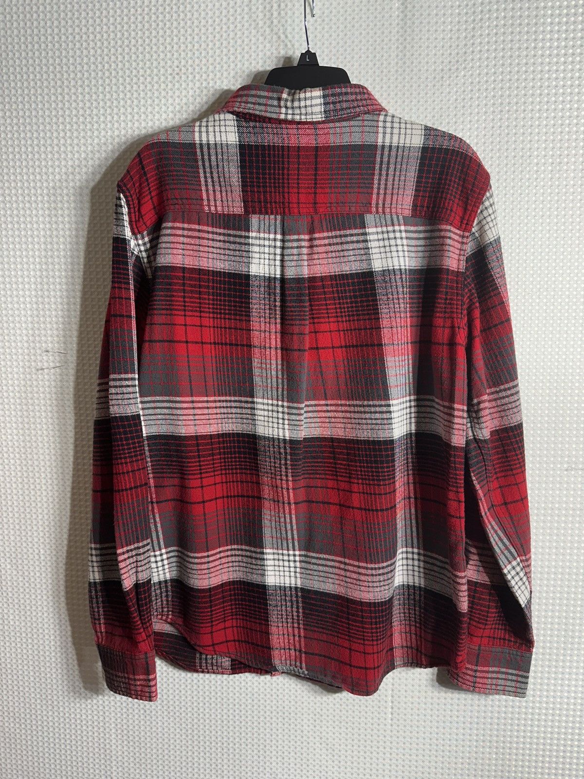 Mossimo Mossimo Supply Co. Red Flannel Plaid Shirt Size US L / EU 52-54 / 3 - 2 Thumbnail