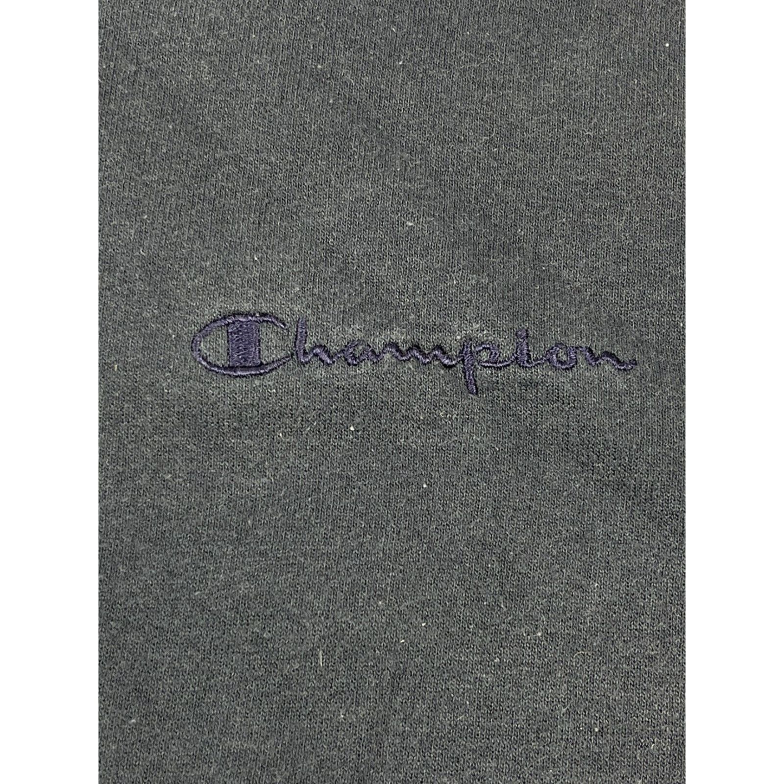 Champion VINTAGE Champion XL Mens Crewneck Sweatshirt Navy Blue Embroidered Logo Y2K Crewneck Pullover Shirt Men, USA, Varsity, Blue Size US XL / EU 56 / 4 - 2 Thumbnail