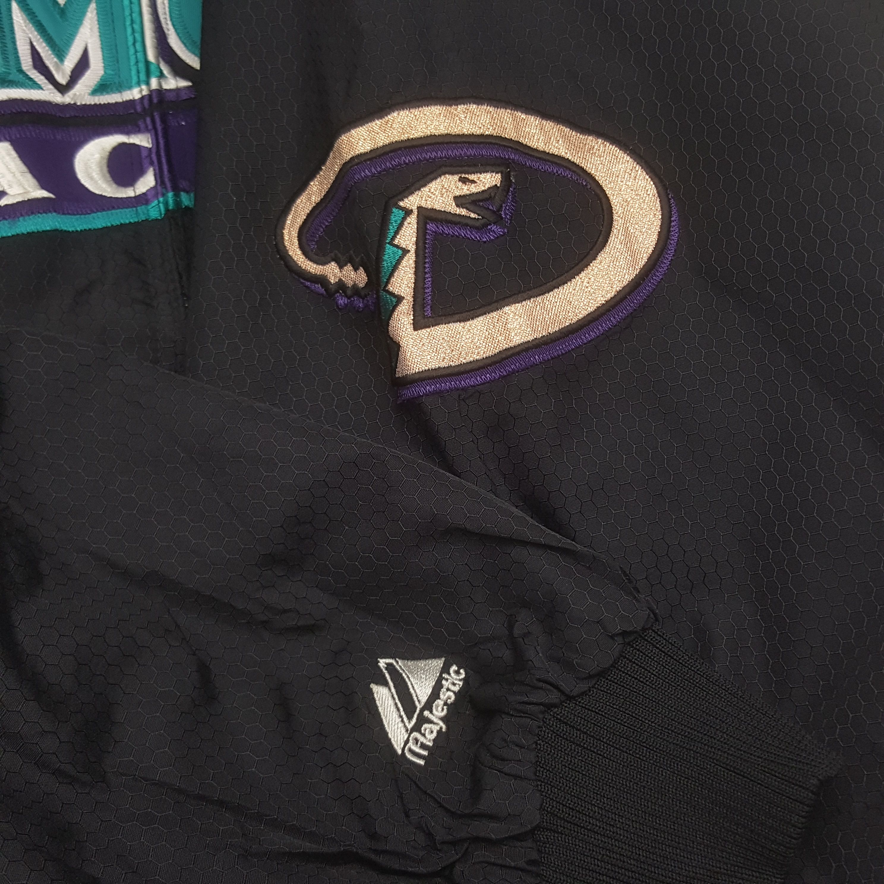 MLB Vintage MLB x Majestic Diamond Backs Bomber Jacket Size US M / EU 48-50 / 2 - 11 Thumbnail
