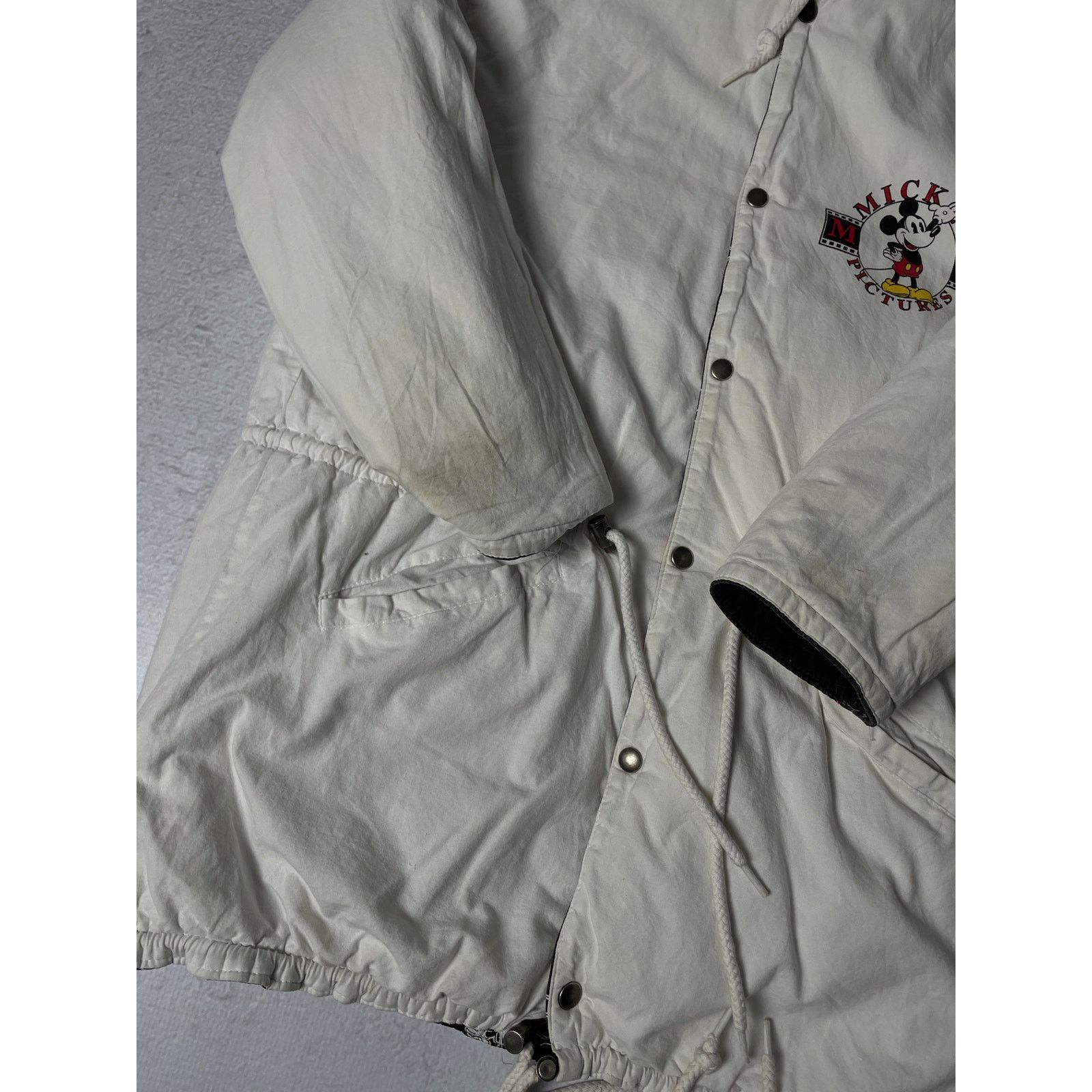 Disney Vintage Disney Mickey Mouse Reversible Jacket - Womens Small Size S / US 4 / IT 40 - 4 Thumbnail