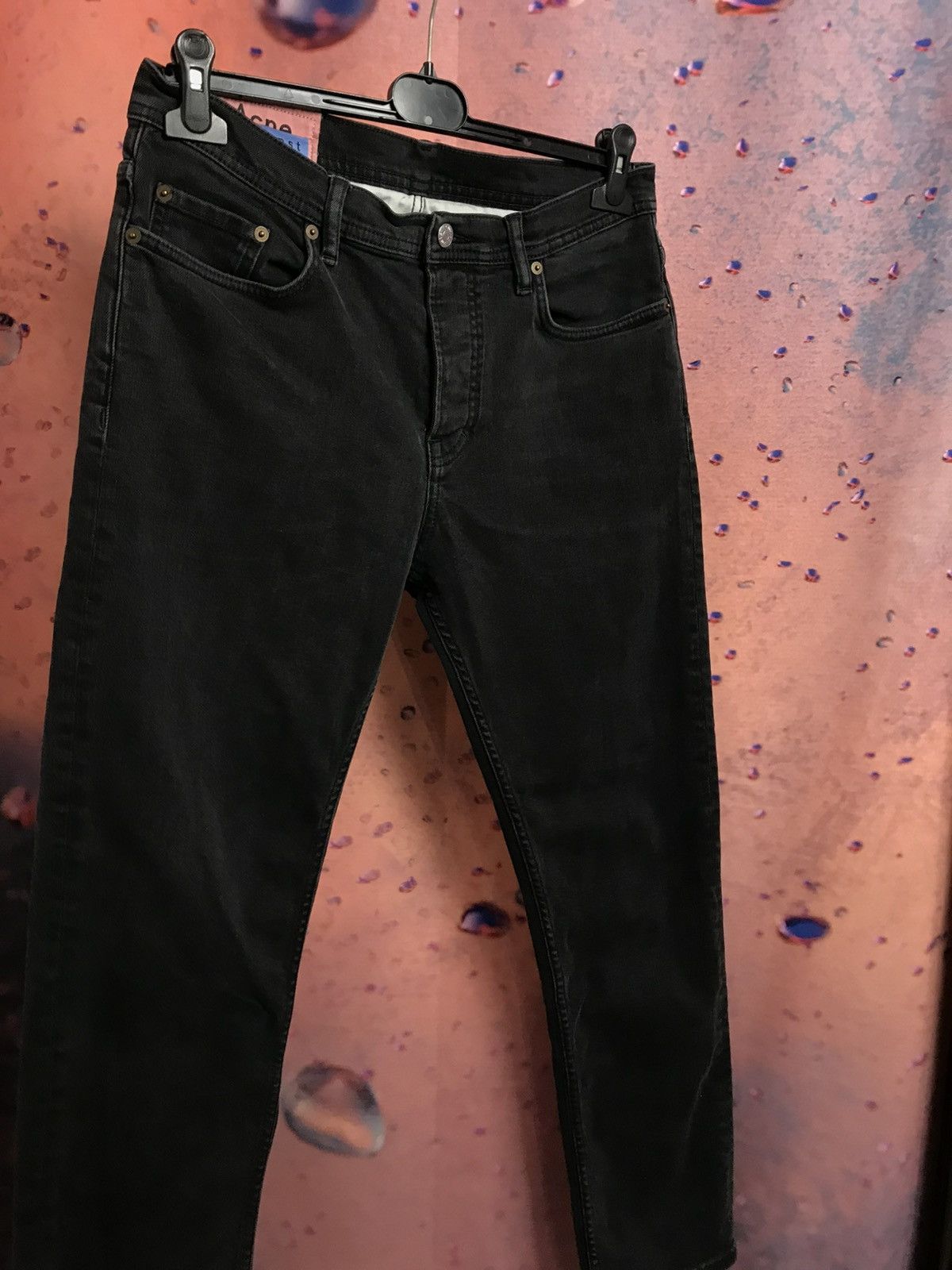 Acne Studios × Designer Acne Studios: River Used Black Jeans size 31 Size US 31 - 2 Thumbnail
