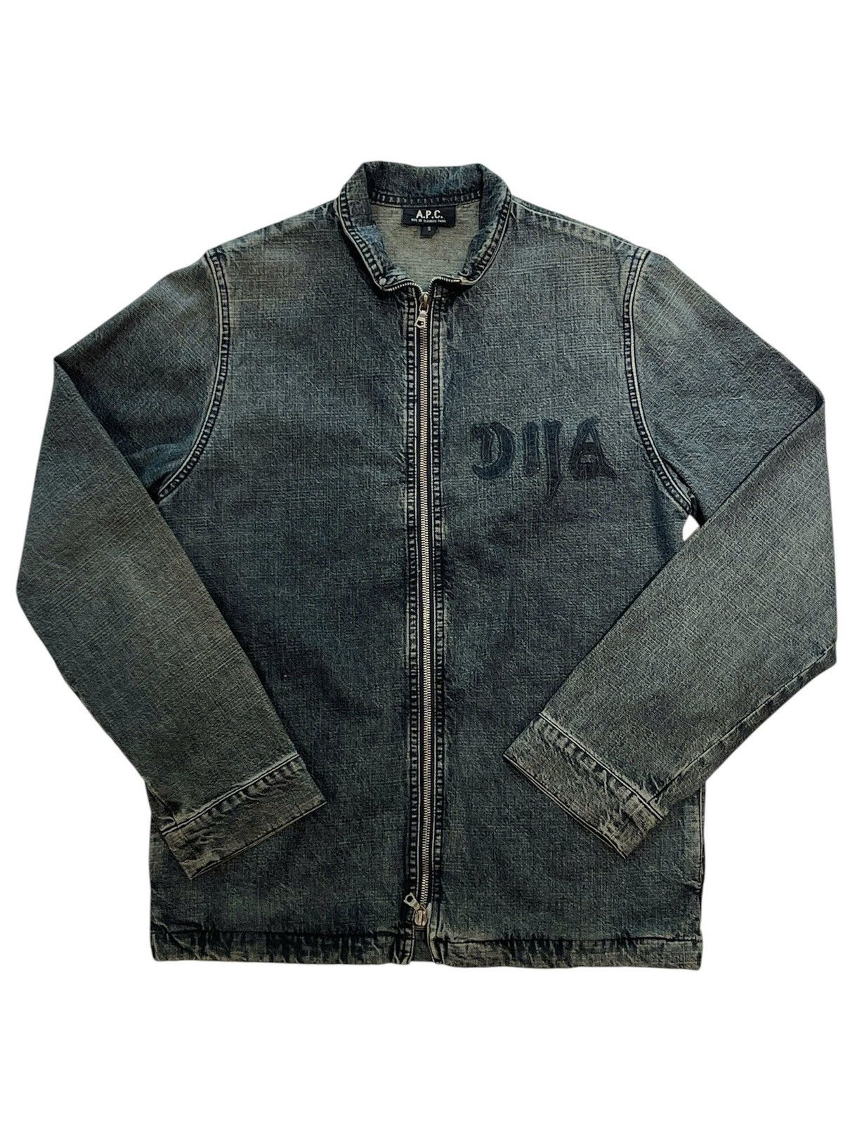 A.P.C. A.P.C RUE DE FLEURUS PARIS DENIM JACKET Size US S / EU 44-46 / 1 - 1 Thumbnail