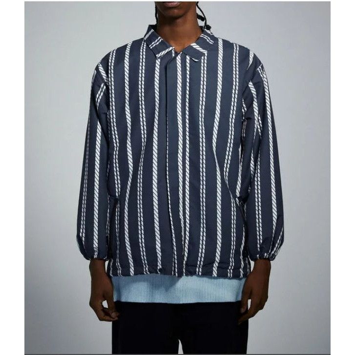Nautica Krost x Nautica rope print Mens Windbreaker Jacket NWOT - S Size US XL / EU 56 / 4 - 1 Thumbnail