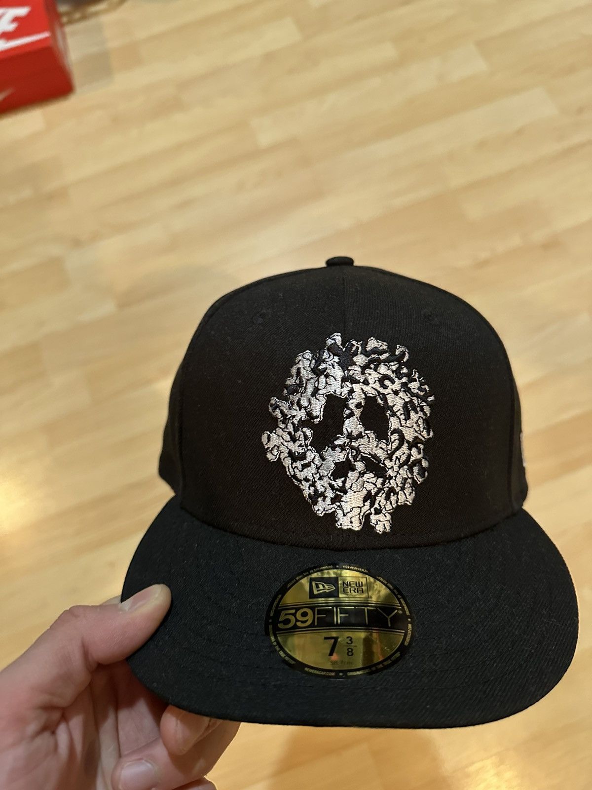 image of Denim Tears Hat in Black, Men's
