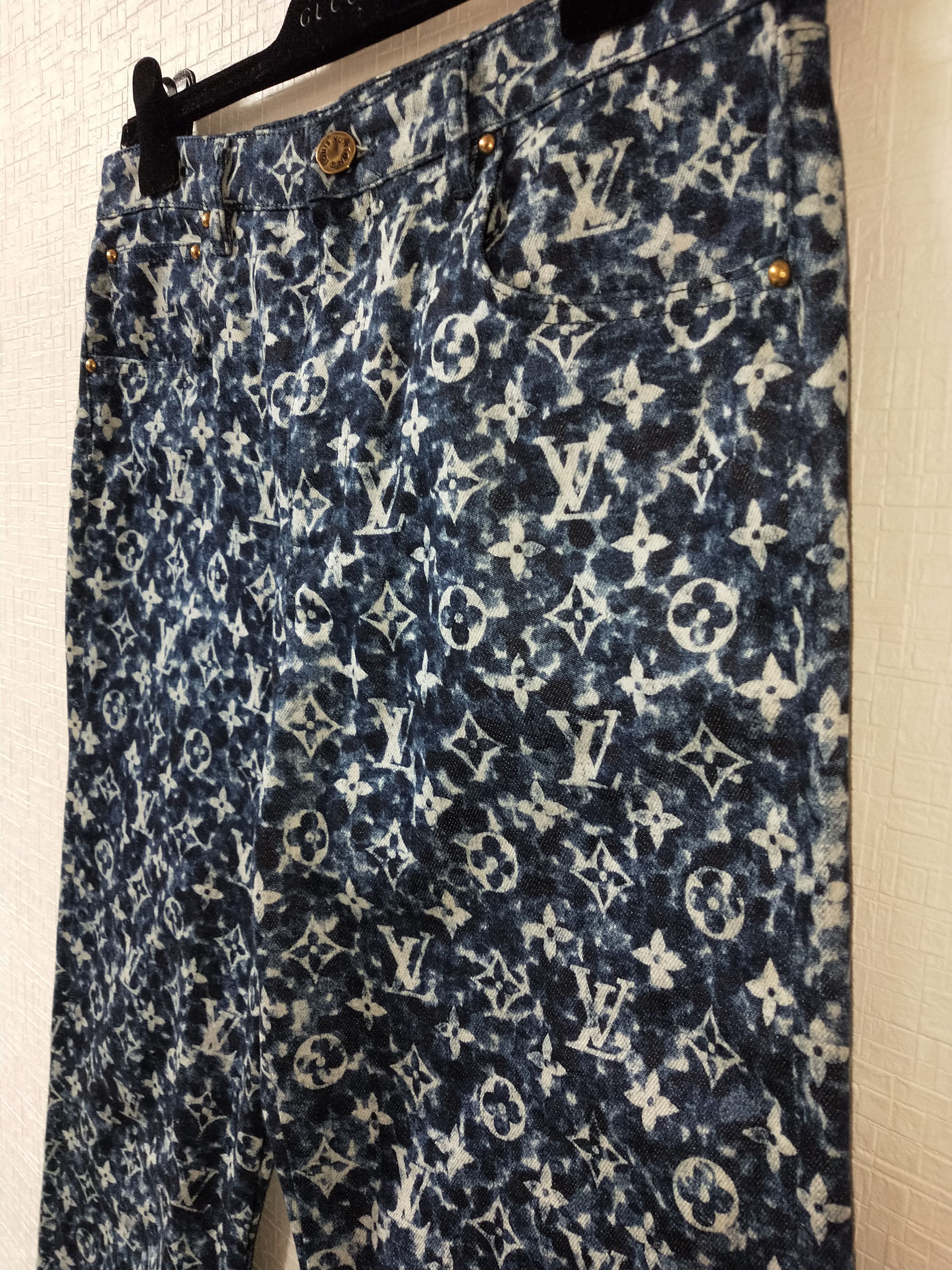 Louis Vuitton Monogram Denim Jeans Size US 33 - 3 Thumbnail