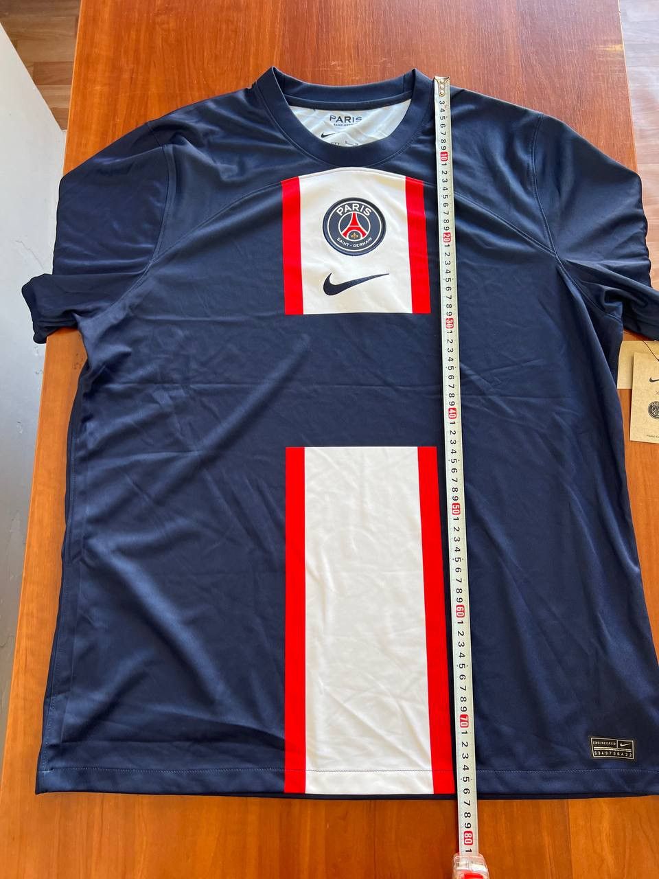 Nike NEW! PSG PARIS SAINT GERMAIN HOME SOCCER FOOTBALL JERSEY XL Size US XL / EU 56 / 4 - 15 Thumbnail