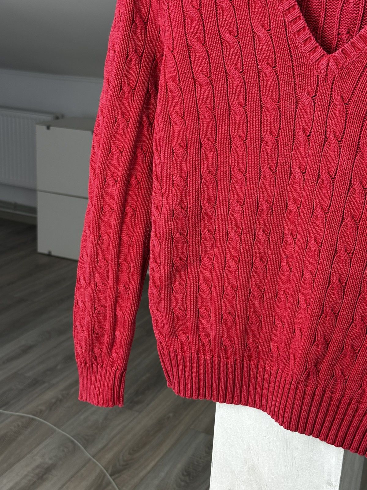 Polo Ralph Lauren Polo Ralph Lauren Cable Knit Cotton Sweater Size M / US 6-8 / IT 42-44 - 4 Thumbnail