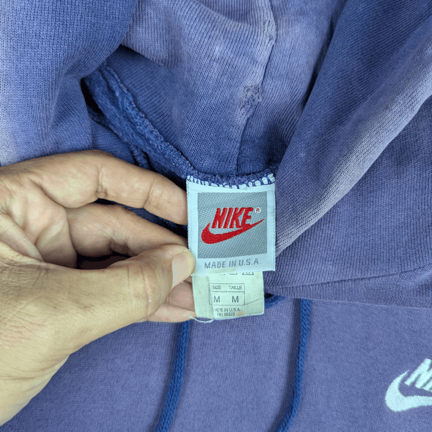 Nike Vintage 80's NIKE Small Logo Swoosh Hoodie Size US M / EU 48-50 / 2 - 11 Thumbnail