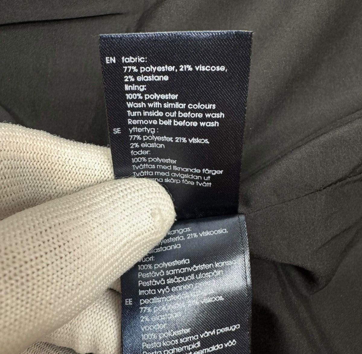 Jean Paul Gaultier Jean Paul Gaultier Lindex Skirt Pencil Full Zip Belted UK10 Size 28" / US 6 / IT 42 - 17 Thumbnail